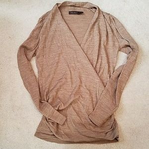 The Limited light weight faux wrap sweater